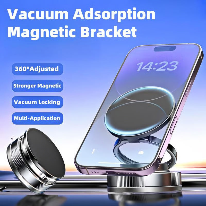 🔥Köp mer, spara mer🔄360° justerbar magnetisk telefonhållare med sugpropp📱🚗