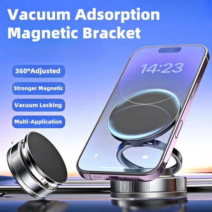 🔥Köp mer, spara mer🔄360° justerbar magnetisk telefonhållare med sugpropp📱🚗