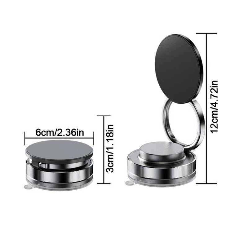 🔥Köp mer, spara mer🔄360° justerbar magnetisk telefonhållare med sugpropp📱🚗