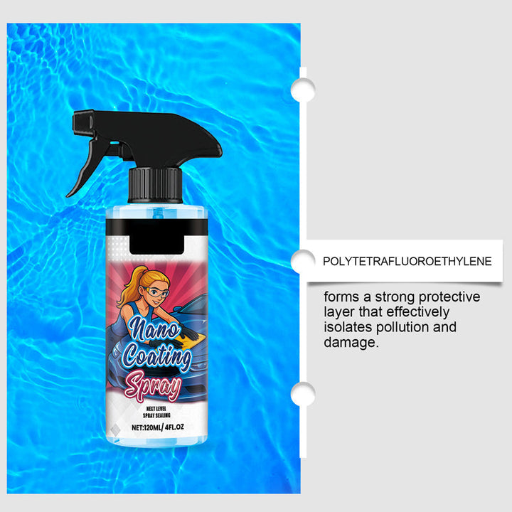🚗 KÖP 2 FÅ 1 GRATIS! ✨ Bilpolishspray + Mikrofiberduk - Återställer glansen och skyddar lacken på några minuter, reptålig formula ☀️🧽