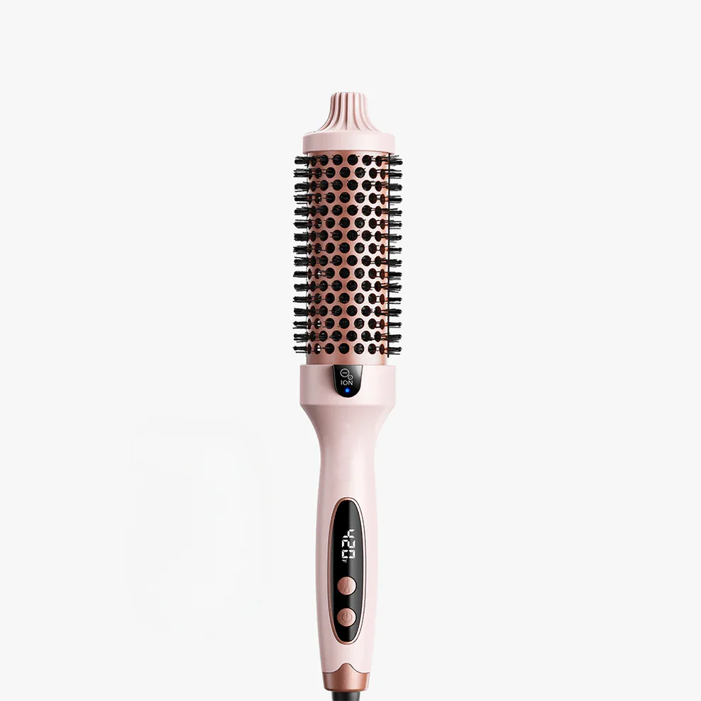 💇‍♀️50% RABATT JULREA!✨2-i-1 Volymkam🌟Joniskt Material med Anti-Statiska Tänder för Omedelbar Lift & Volym i Ett Steg🌀