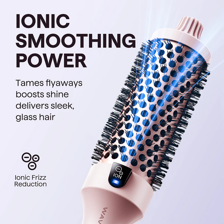 💇‍♀️50% RABATT JULREA!✨2-i-1 Volymkam🌟Joniskt Material med Anti-Statiska Tänder för Omedelbar Lift & Volym i Ett Steg🌀