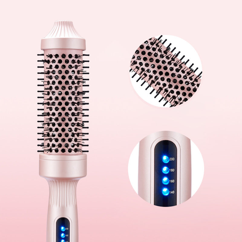 💇‍♀️50% RABATT JULREA!✨2-i-1 Volymkam🌟Joniskt Material med Anti-Statiska Tänder för Omedelbar Lift & Volym i Ett Steg🌀