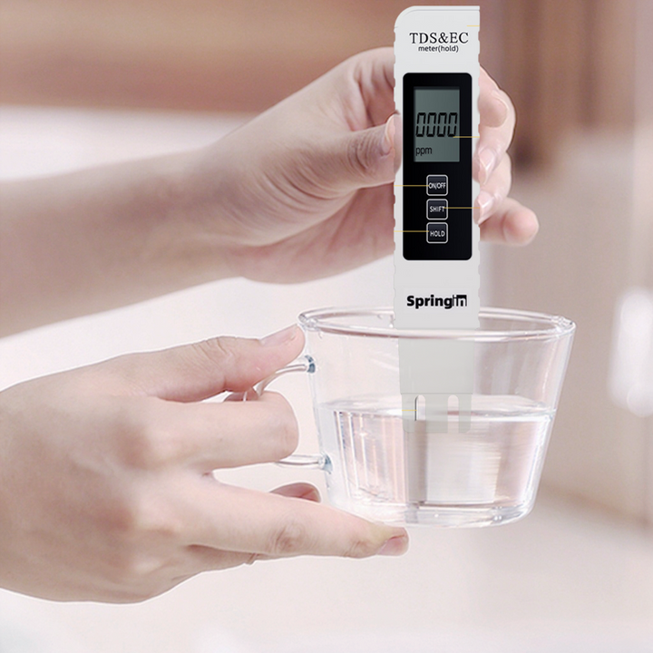 💧 KÖP 2 FÅ 3! ✨ 3-i-1 TDS Vattenkvalitetstestare - Mäter pH, Klor och Hårdhet med LCD-display för Pool och Akvarium 🌊📱