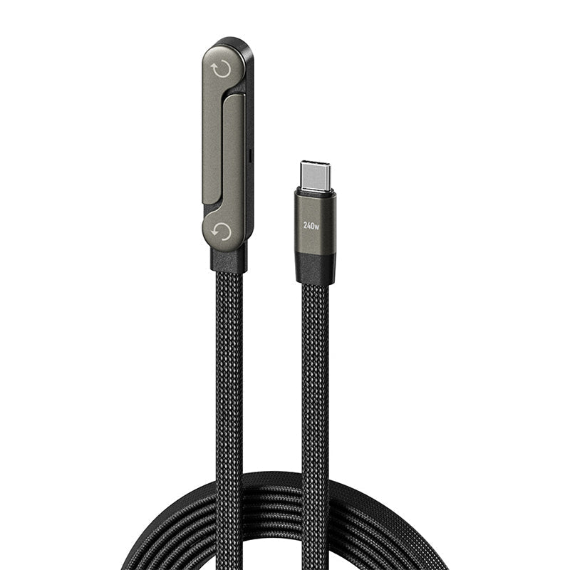 ⚡ KÖP 3, FÅ 1 GRATIS! 📱 2-i-1 Osynlig Laddningskabel – 240W Snabbladdning, Inbyggt Telefonstativ & Robust Design 🔋🎁