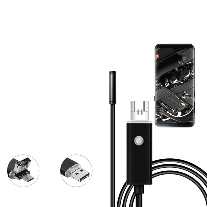 🔥3-i-1 vattentät USB-endoskopkamera med LED