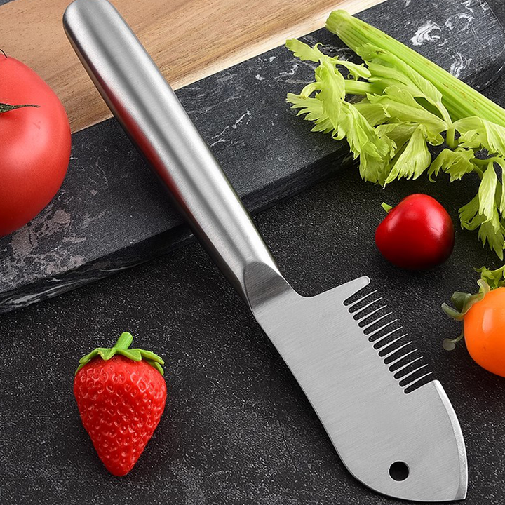 🥒 KÖP 2, FÅ 1 GRATIS! 🔪 Rostfri Julienneskalare – Multiblad, Perfekt Strimlor & Ergonomiskt Grepp 🥔✨