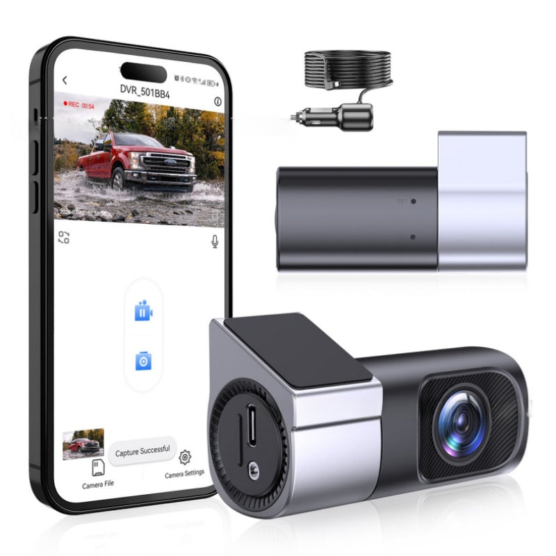 1080P HD Bilkamera med Wi-Fi och Mörkerseende