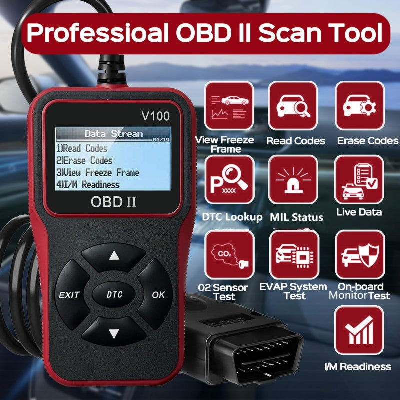 Multifunktionell motorfelkodsläsare