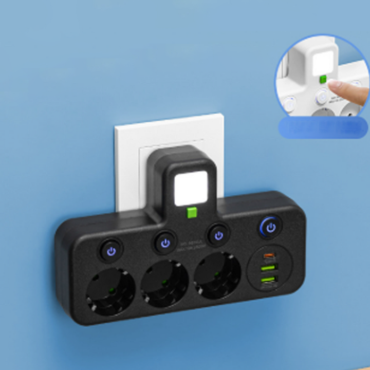 🔌2026 SPECIALERBJUDANDE - 60% RABATT⚡Smart grenuttag med USB-portar
