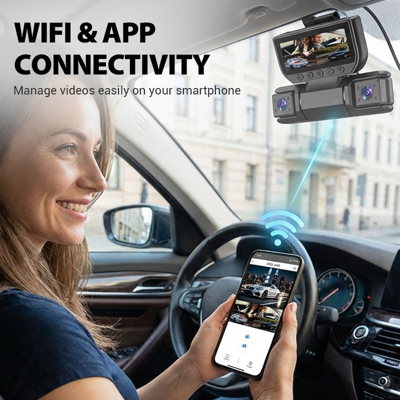 📢📢Nyheter 2026 –57 % rabatt🚗🔥4-kanals inbyggd kamera med WiFi och mörkerseende✈️Fri frakt