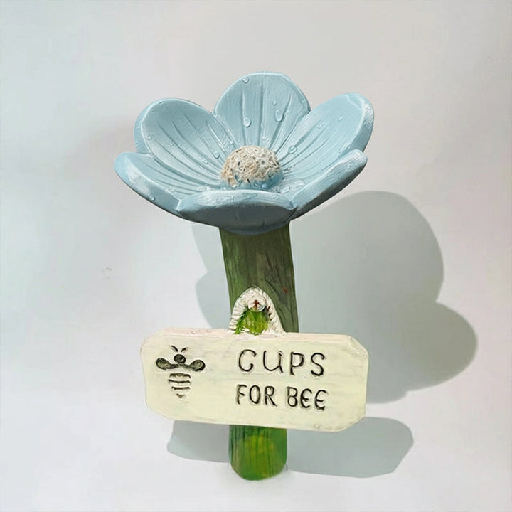 ⏳Begränsad tid 50 % rabatt🐝Blommformad vattenstation för bin💧