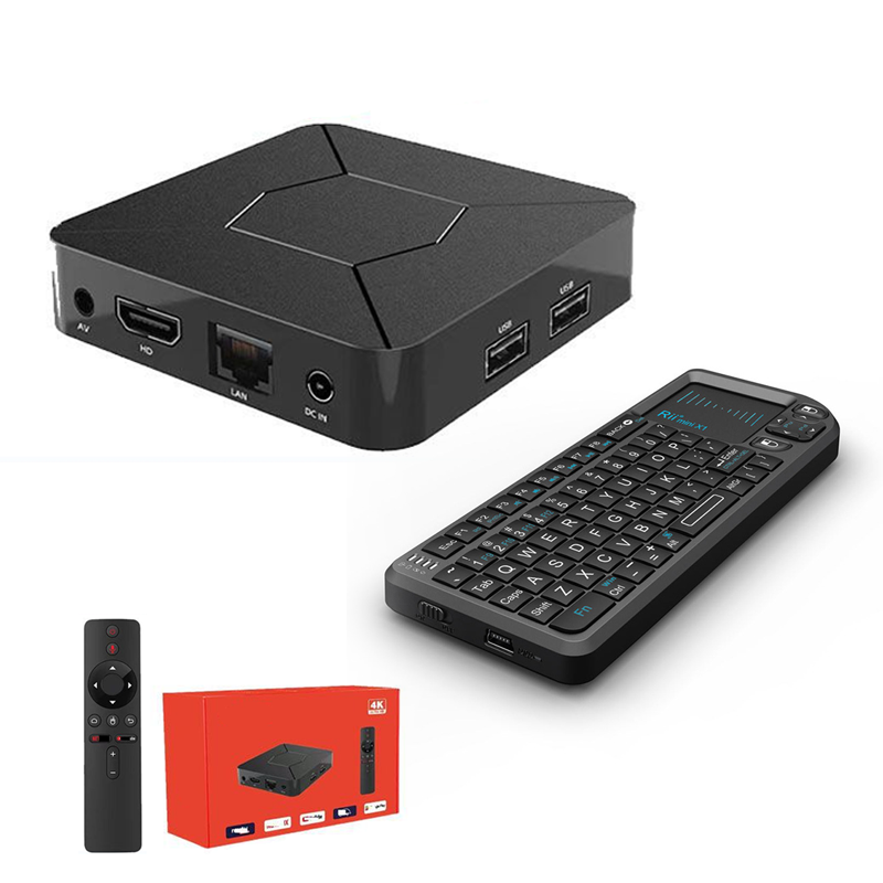 4K Android TV-box med 2,4G/5G Wi-Fi och BT 5.0
